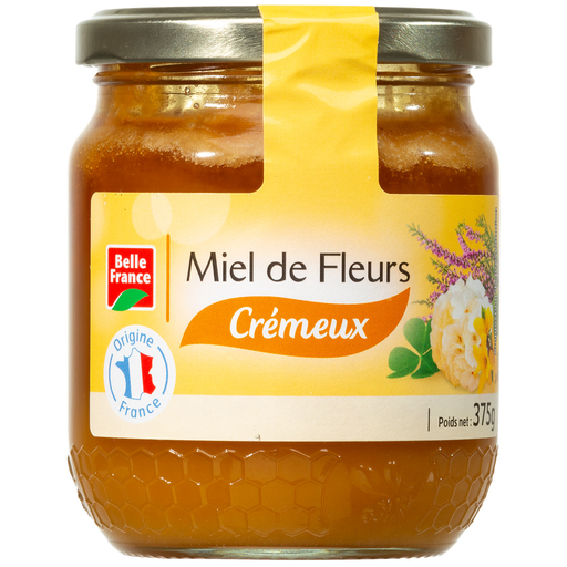 [3258561200736] BELLE FRANCE Miel Crémeux 375 g