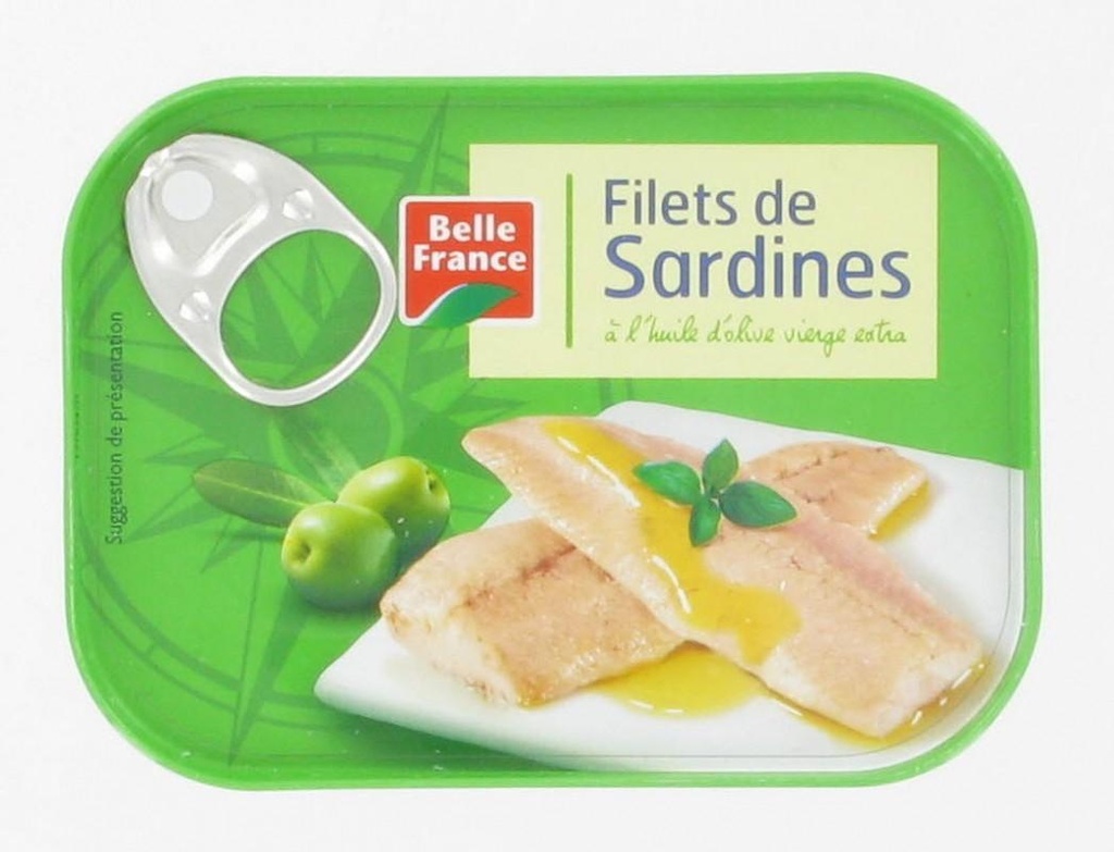 1 7 Filet Sardine Huile Olive O F Belle France