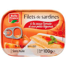 1 7 Filet Sardine Sauce Tomate O F Belle France