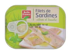 1 7 Filet Sardine Citron Basilic 100G Belle France