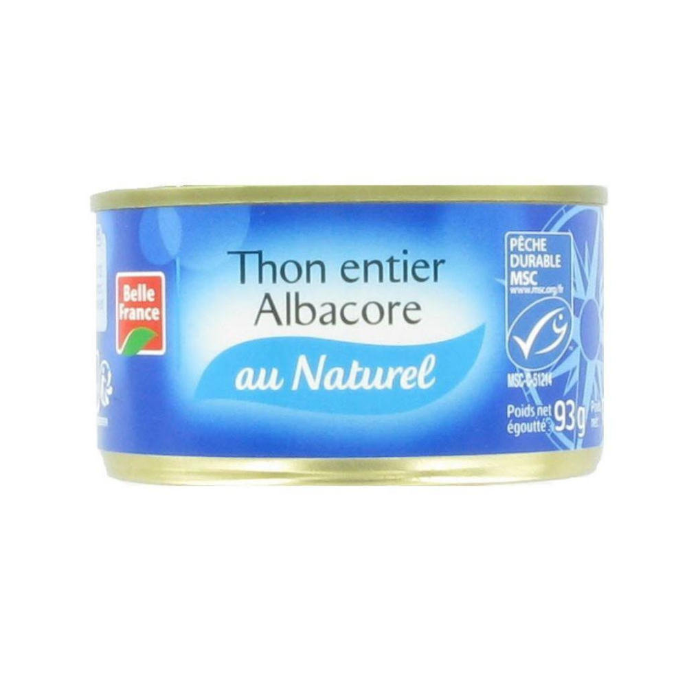 1 6 Thon Entier Albacore Nature Msc Belle France