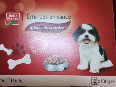[3258561270319] BELLE FRANCE Emincé de Vitela e Frango para Cão 1,2 kg
