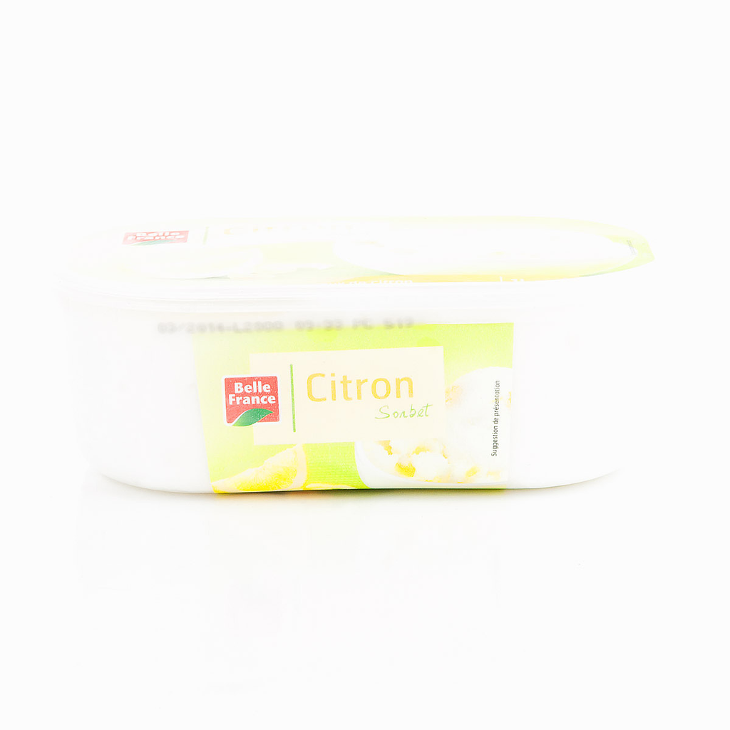 BELLE FRANCE Lemon Sorbet with Pieces 1 L
