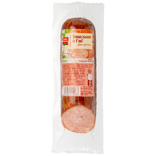 [3258561450995] BELLE FRANCE Smoked Garlic Sausage Superior 250 g