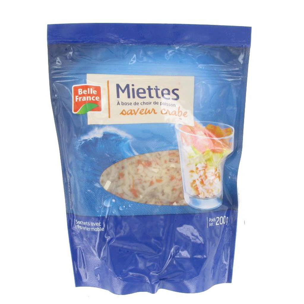 BELLE FRANCE Miettes de surimi saveur crabe 200 g