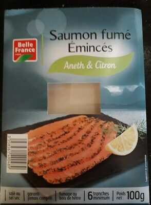BELLE FRANCE Salmon Slices with Dill and Lemon 100 g
