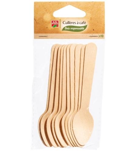 [3258561542614] BELLE FRANCE 10 Cucharas de Madera
