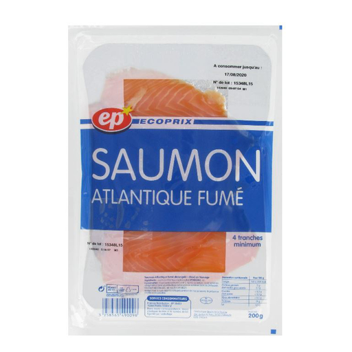 [3258565490096] VICKEN BLUE Atlantic Smoked Salmon 200 g