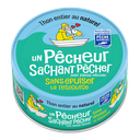 UN PECHEUR SACHANT PECHER Whole Skipjack Tuna Quarter in Brine 140 g