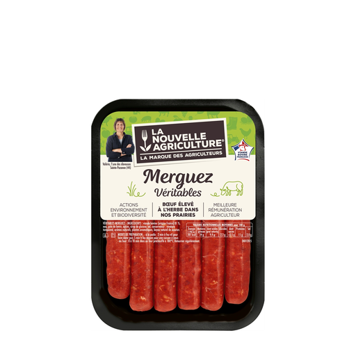 [3265980165720] LA NOUVELLE AGRICULTURE Beef Merguez, 6 pieces 330 g