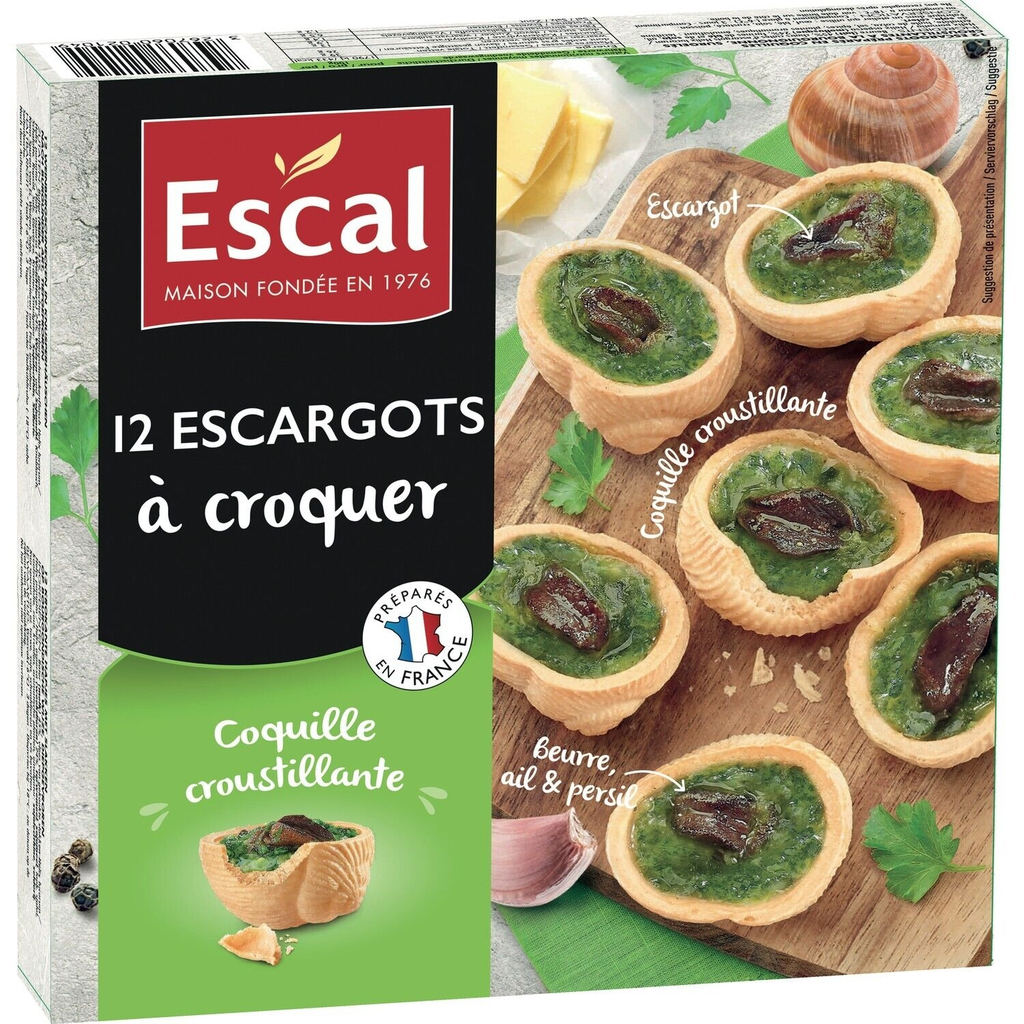 ESCAL Snail Crisps Burgundy recipe 12 pieces 100 g
