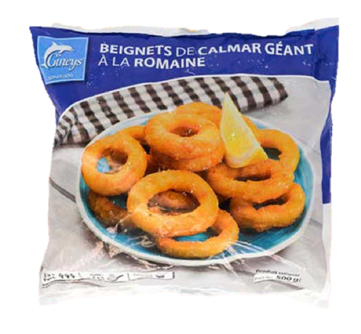 [3267180364798] GINEYS Giant squid fritters pre-fried 500 g