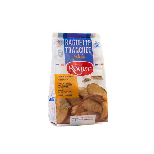 [3273670004426] ROGER Toasted sliced baguette 180 g