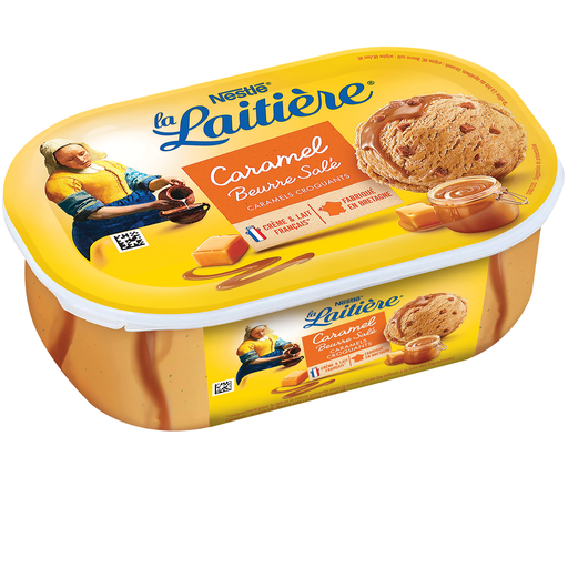 [3274664225711] LA LAITIERE Salted Caramel Ice Cream 490 g