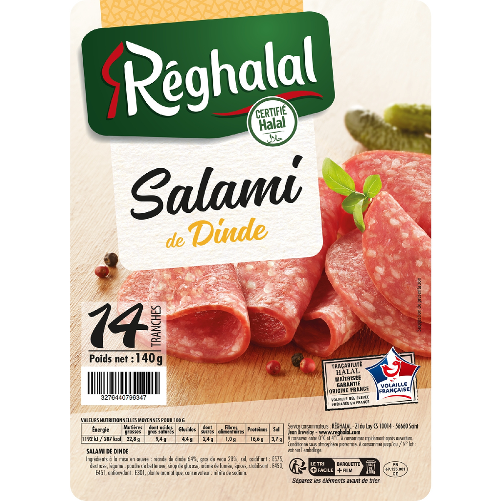 REGHALAL Turkey Salami 140 g