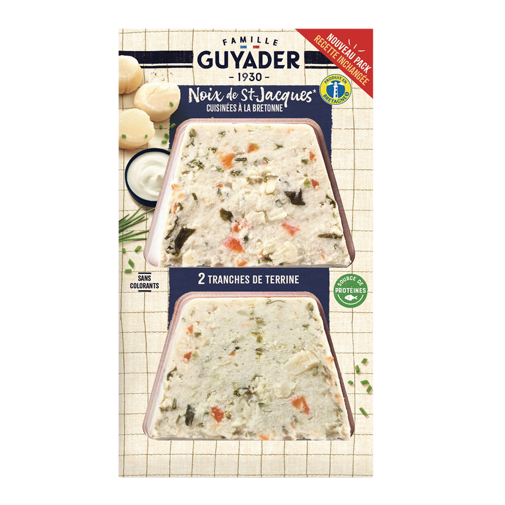GUYADER Breton Terrine with Scallops 120 g