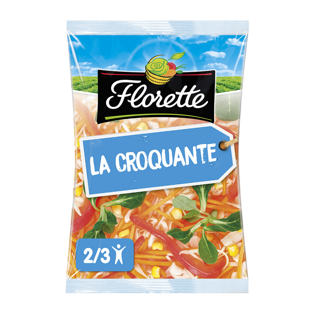 FLORETTE La Croquante Carrot, White Cabbage, Corn, Lamb's Lettuce 180 g