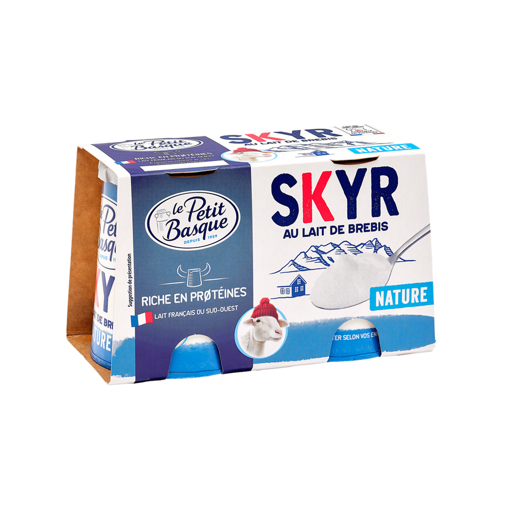 LE PETIT BASQUE Plain Sheep's Milk Skyr 2 x 120 g
