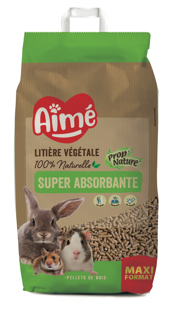 AIME Areia Vegetal de Pellets de Madeira para Roedores 5,5 kg