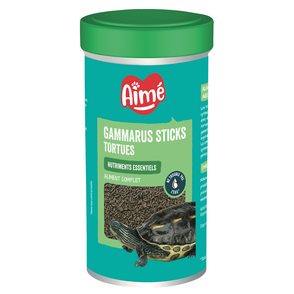 AIME Aliment Gammarus Complémentaire Pour Tortue Aquatique 500 ml