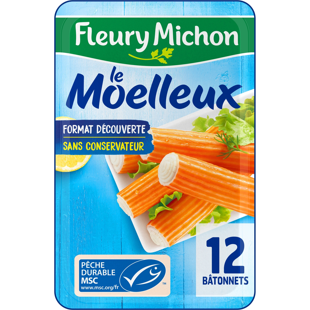 FLEURY MICHON Le Moelleux surimi sticks 190 g