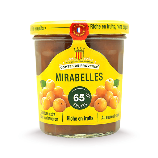 [3324498001569] COMTES DE PROVENCE (AGRO'NOVAE) Confiture de Mirabelles 340 g