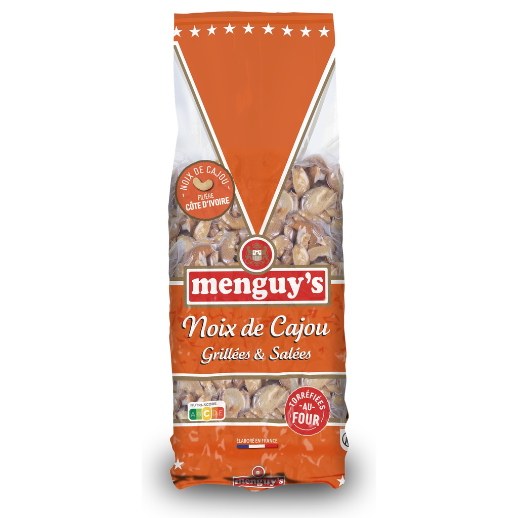 MENGUY'S Noix de cajou grillées salées 300 g