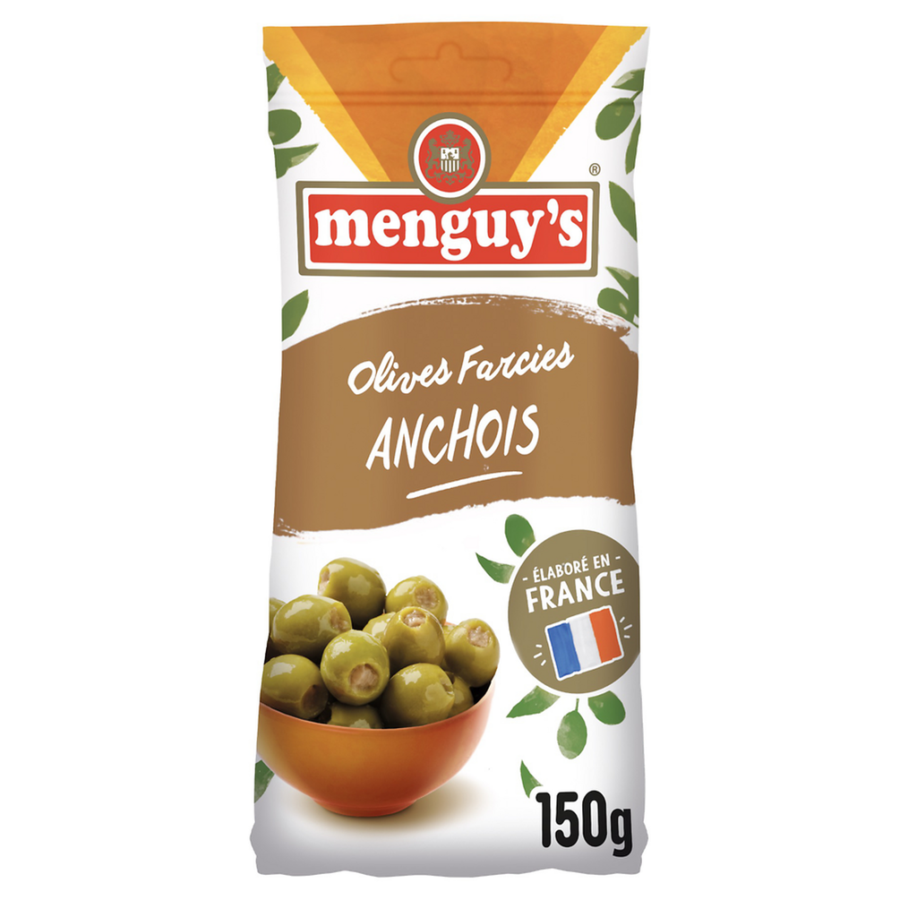 MENGUY'S Olives farcies à la pâte d'anchois 150 g