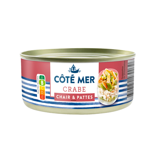 [3329150430039] CÔTÉ MER Crab meat and legs 105 g
