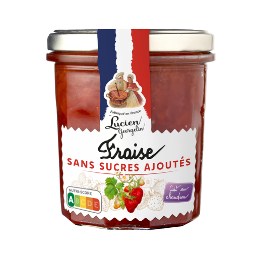 [3330720244017] LUCIEN GEORGELIN Préparation de fraise sans sucres ajoutés 320 g