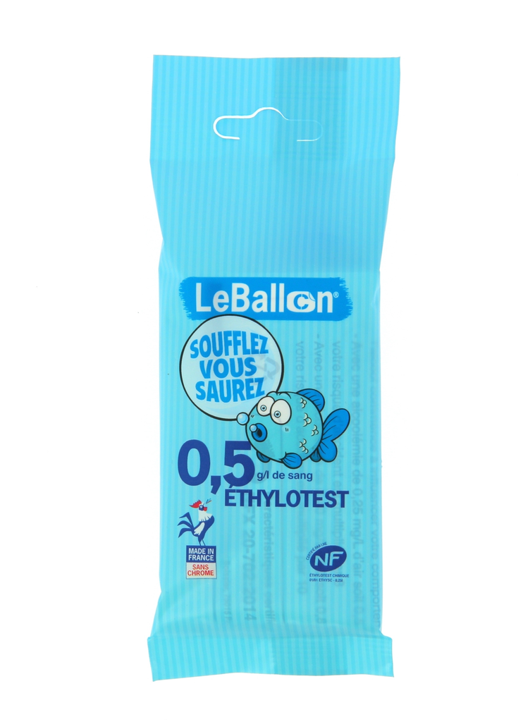 LE BALLON Etilómetro NF 0.5 g/l - 1 unidade