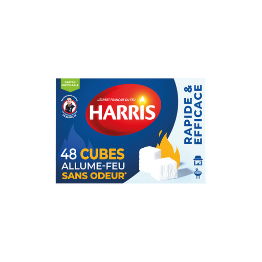 [3383482306400] HARRIS Cubos encendedores sin olor 48