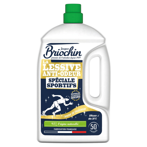 [3383482308411] BRIOCHIN Detergente líquido Anti-olor Especial Deportistas 2,27 L