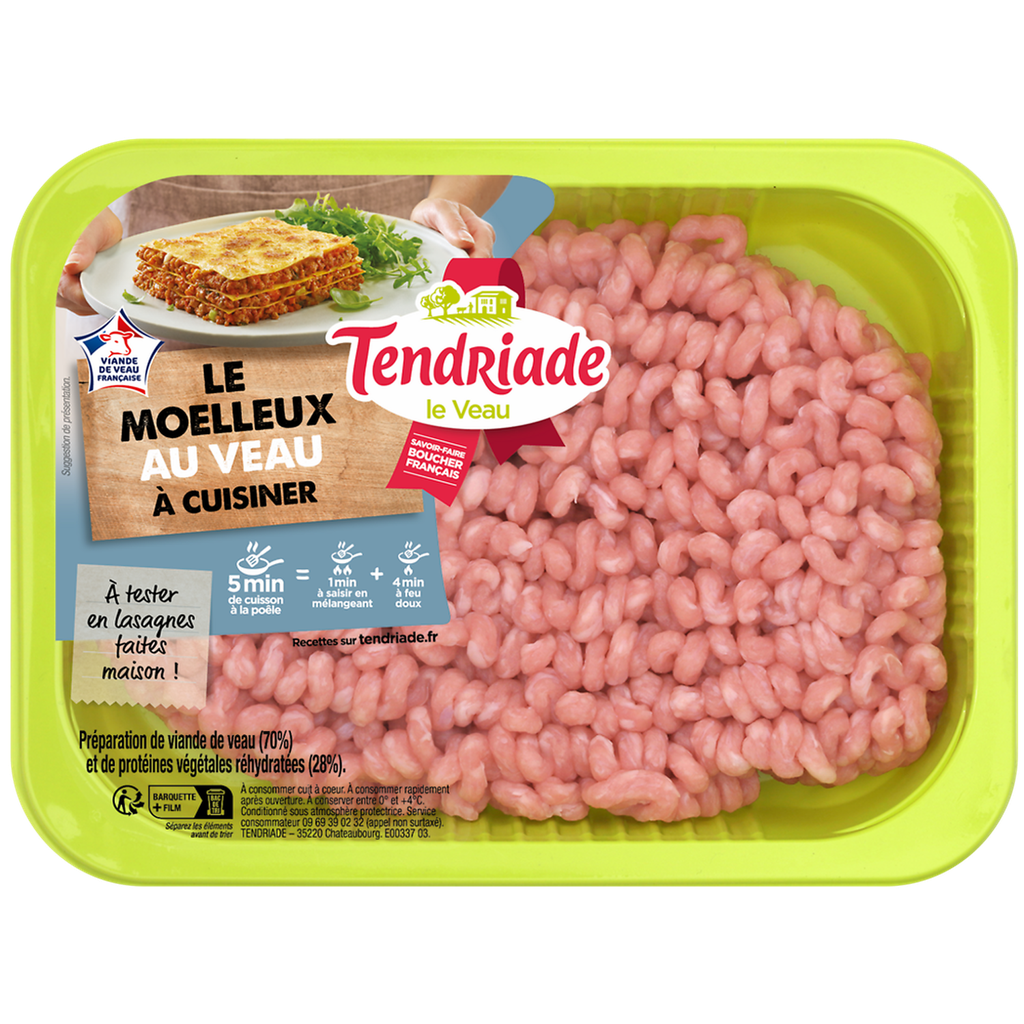 TENDRIADE Mon moelleux au veau à cuisiner 400 g