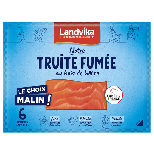 [3392780004895] LANDVIKA Beechwood Smoked Trout 140 g
