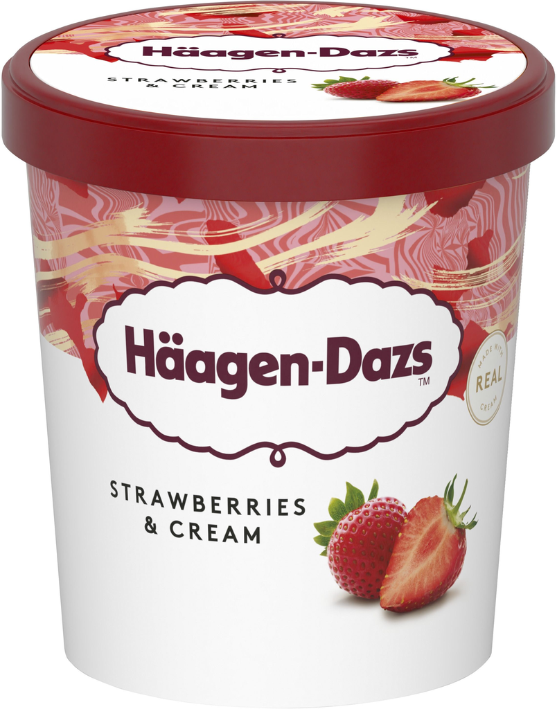 HAAGEN-DAZS Crème glacée fraise 400 g