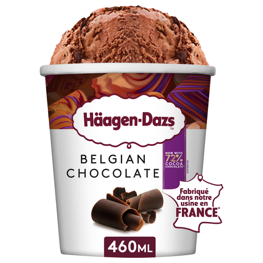 [3415581113716] HAAGEN-DAZS Belgian Chocolate Ice Cream 460 ml