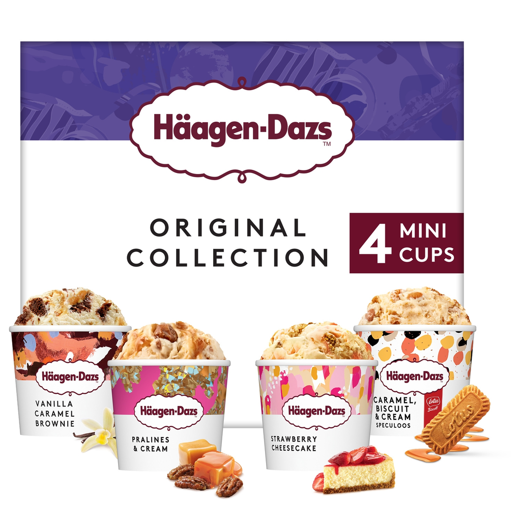 HAAGEN-DAZS Mini ice cream Original Collection 4 pieces 224 g