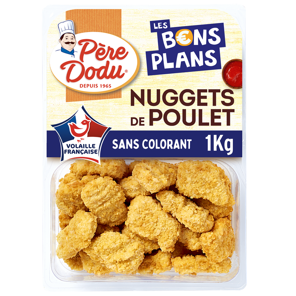 PERE DODU Chicken Nuggets, 50 pieces 1 kg