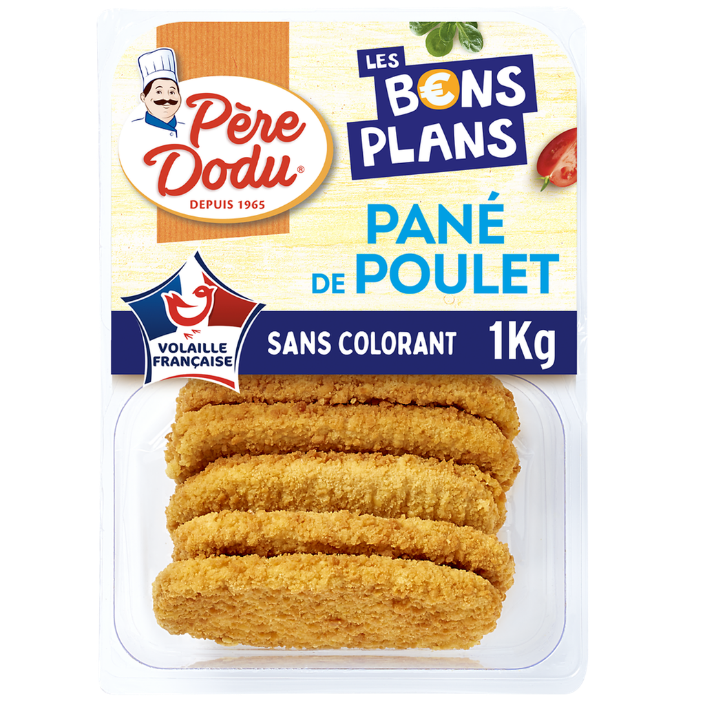 PERE DODU Chicken Breaded Fillets, 1 kg
