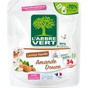 L'ARBRE VERT Hypoallergenic Liquid Detergent Sweet Almond 34 washes Refill 1.53 L