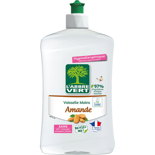 [3450601047039] L'ARBRE VERT Lavavajillas a Mano Ecolabel Almendra 500 ml