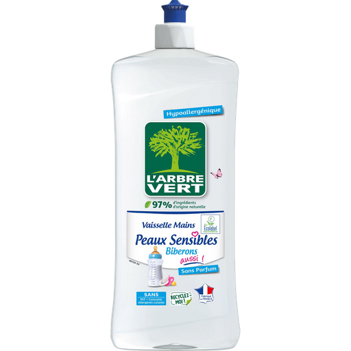 [3450601047190] L'ARBRE VERT Dishwashing liquid and sensitive hands 750 ml