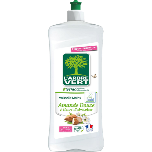 [3450601047237] L'ARBRE VERT Lavavajillas a mano almendra dulce y flor de albaricoquero 750 ml