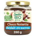 JARDIN BIO ETIC Crema de untar chocolate avellana reducida en azúcares BIO 350 g
