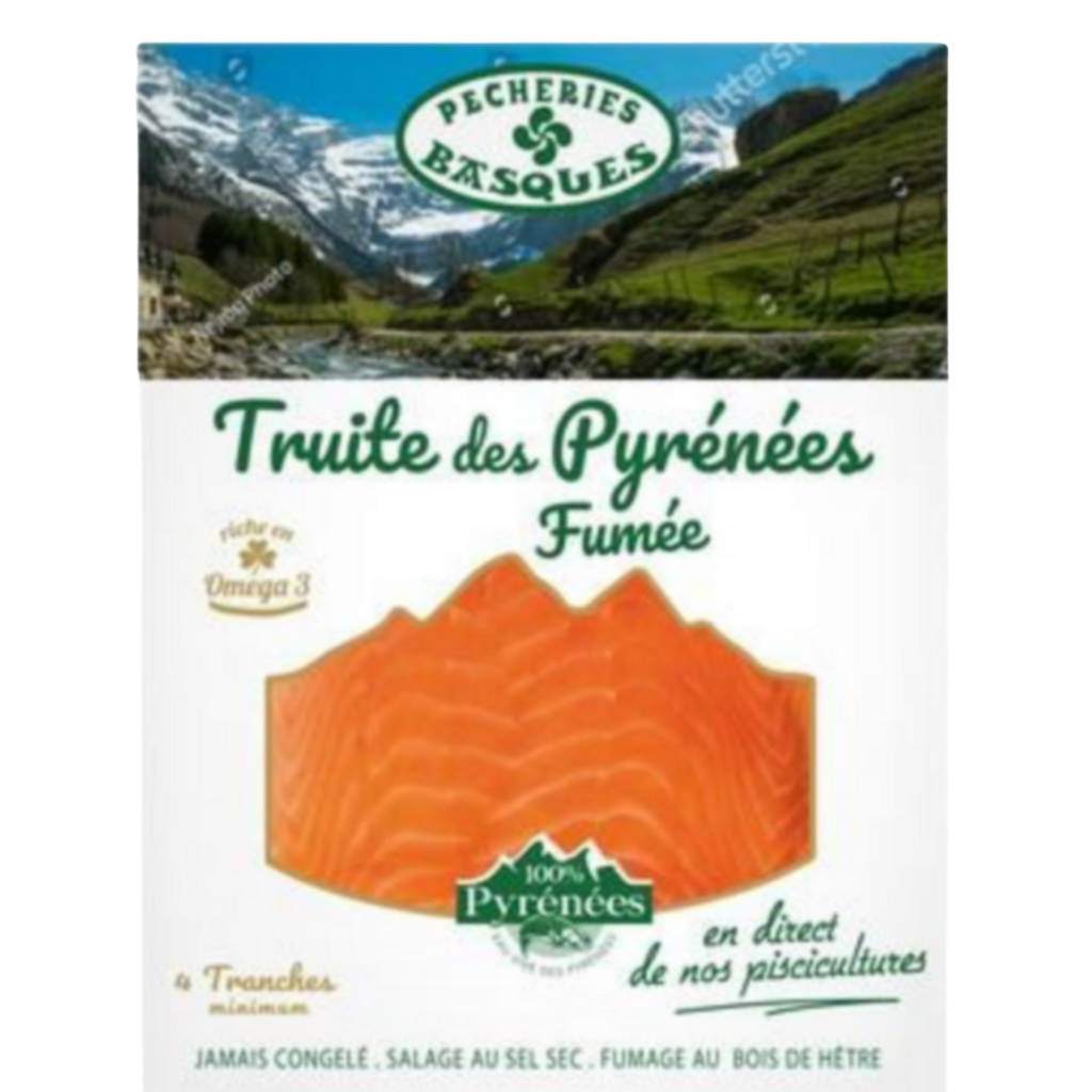 PECHERIES BASQUES Pyrenees Smoked Trout 120 g