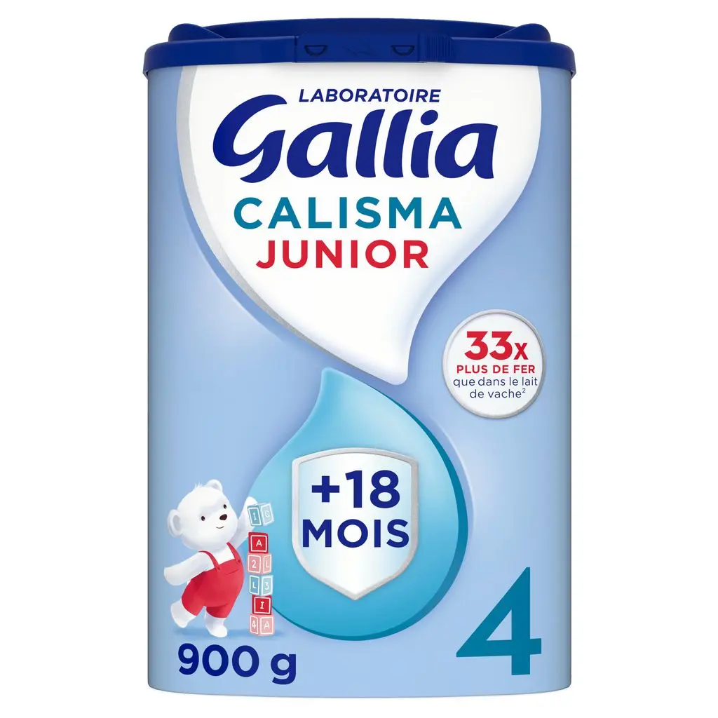 Gallia Lait Bébé En Poudre Dès 18 Mois, Calisma Junior : La Boite De 900 G
