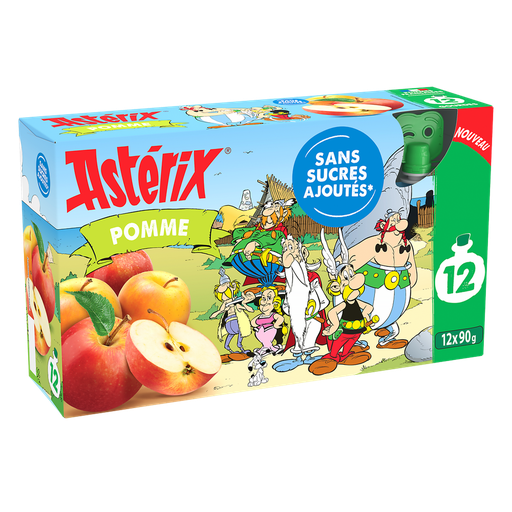[3486063023601] LES VERGERS DE CHATEAUBOURG Apple puree no added sugar 12 x 90 g