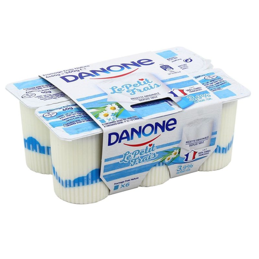 [3033491211072] DANONE Ptit Frais Nature 20% 6 x 60 g
