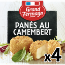 GRAND FERMAGE Breaded Camembert preparation pre-fried 100 g